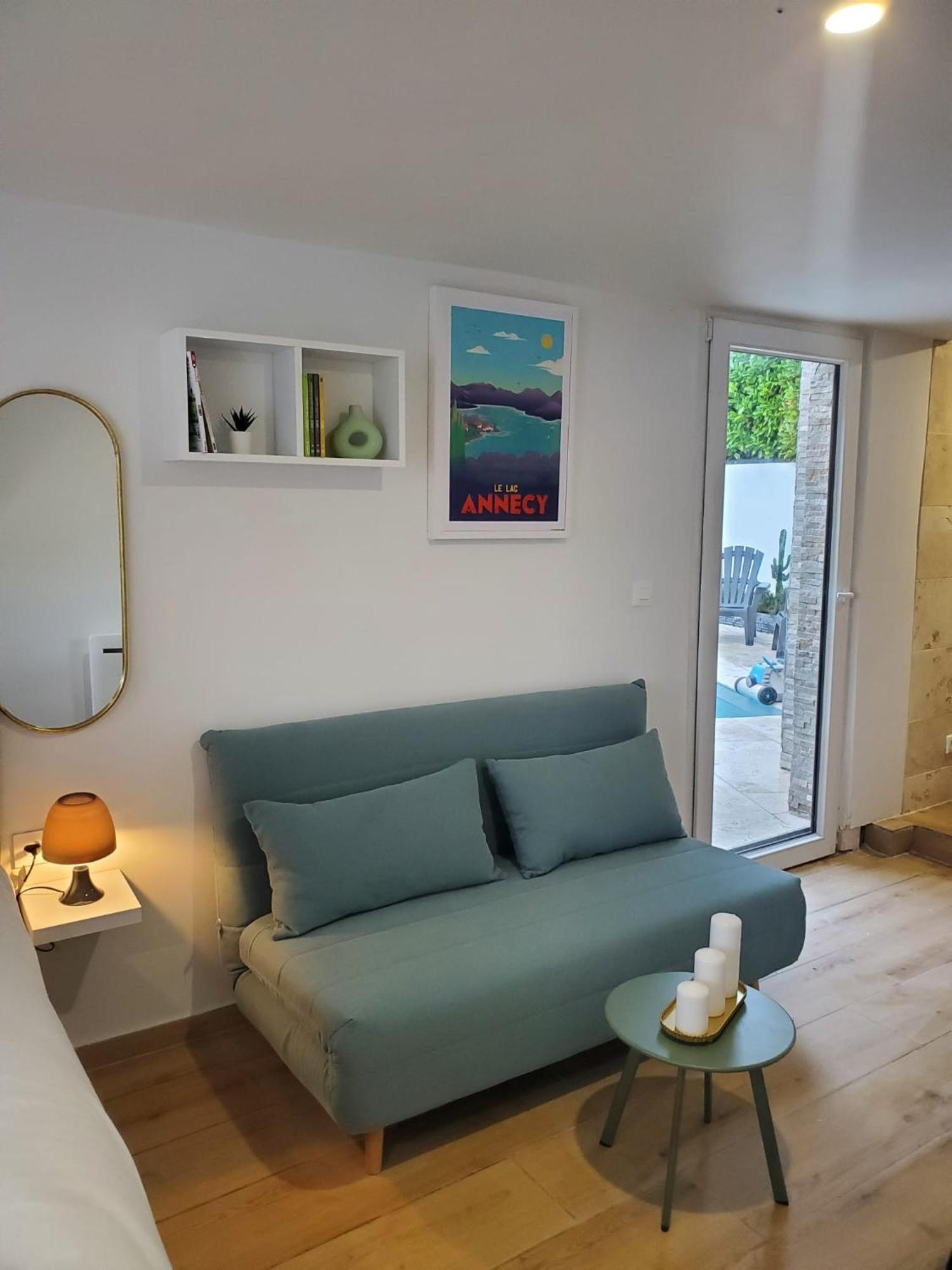 Annecy Poisy Studio A 9 Minutes Du Lac Annecy Avec Piscine Privee Exterior foto